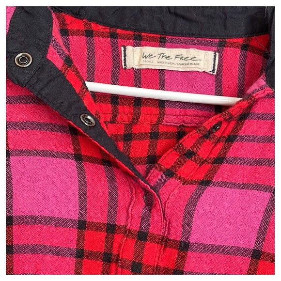 💕We the free button down flannel shirt-size S💕 - Picture 12 of 16